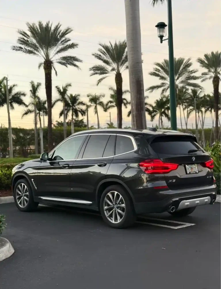 Brand new BMW luxury car at Car Services Miami with premium features